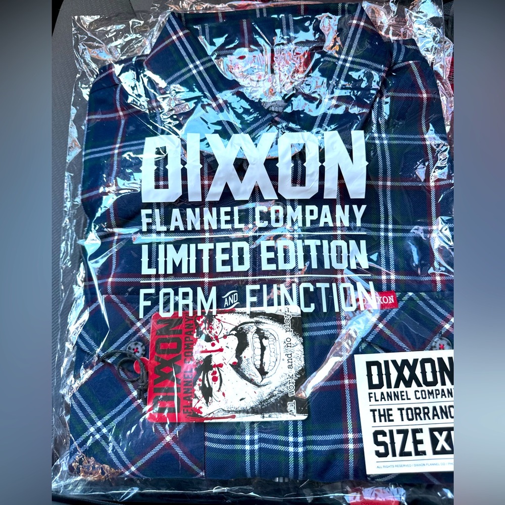 LIMITED EDITION DIXXON  “The Torrance” Men’s X-Large Flannel. THE SHINING! BNIB!